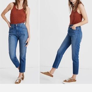 Madewell Blue High Rise Jeans